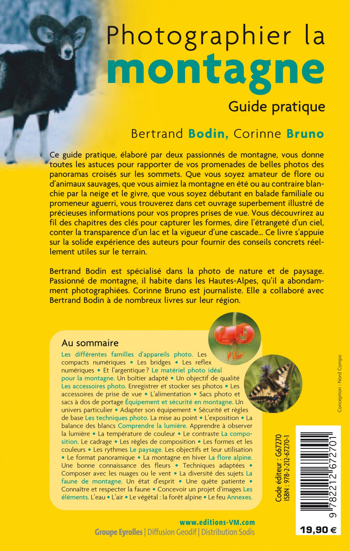 Verso livre "Photographier la montagne"