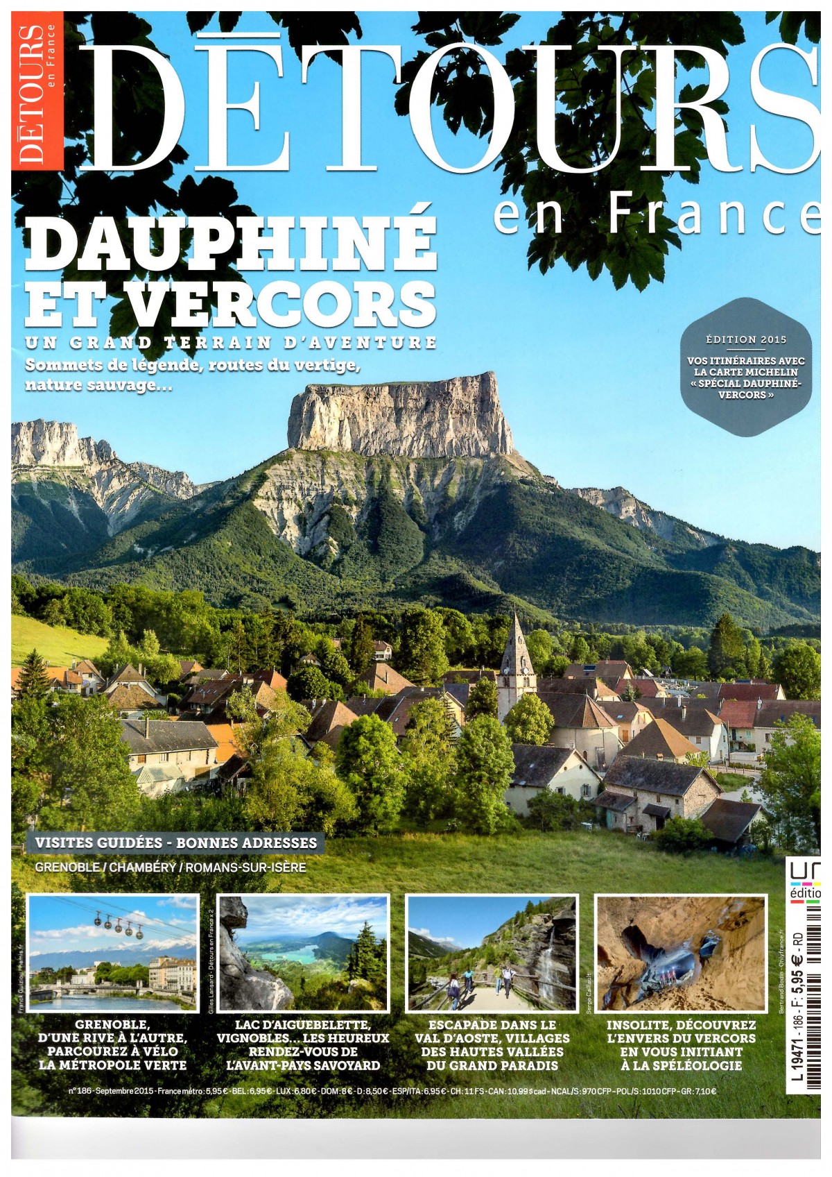 village de Chichilianne et le Mont Aiguille, Parc naturel régional du Vercors, isère, France
