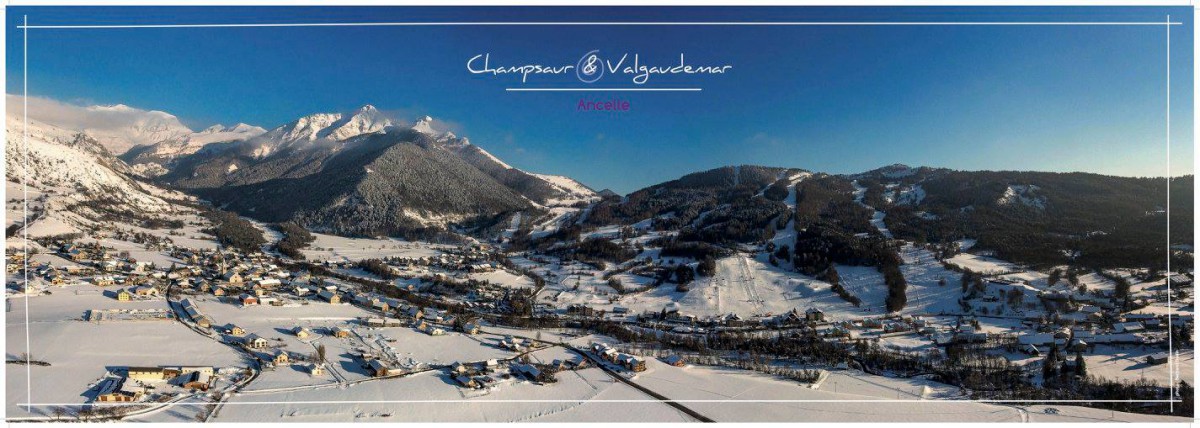 Station d'Ancelle vue du ciel par Bertrand Bodin