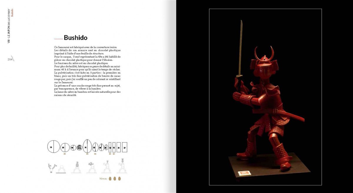 Livre L'Art du montage en chocolat, Tome 2, bushido