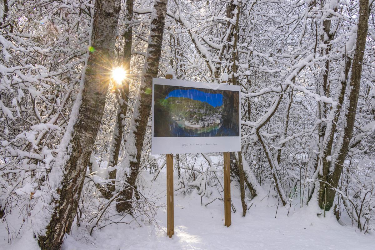 Lumières alpines, exposition photographique de Bertrand Bodin, gorges de la Méouge