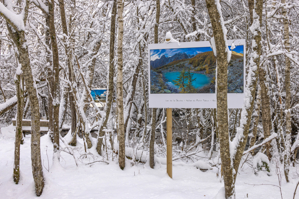 Lumières alpines, exposition photographique de Bertrand Bodin, Lac de la Douche