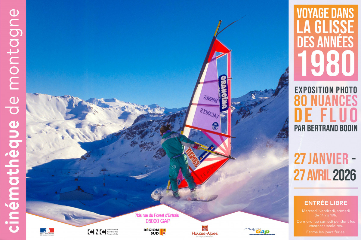 "Mathieu Pendle, wind snowboard" Exposition photo 80 nuances de fluo !