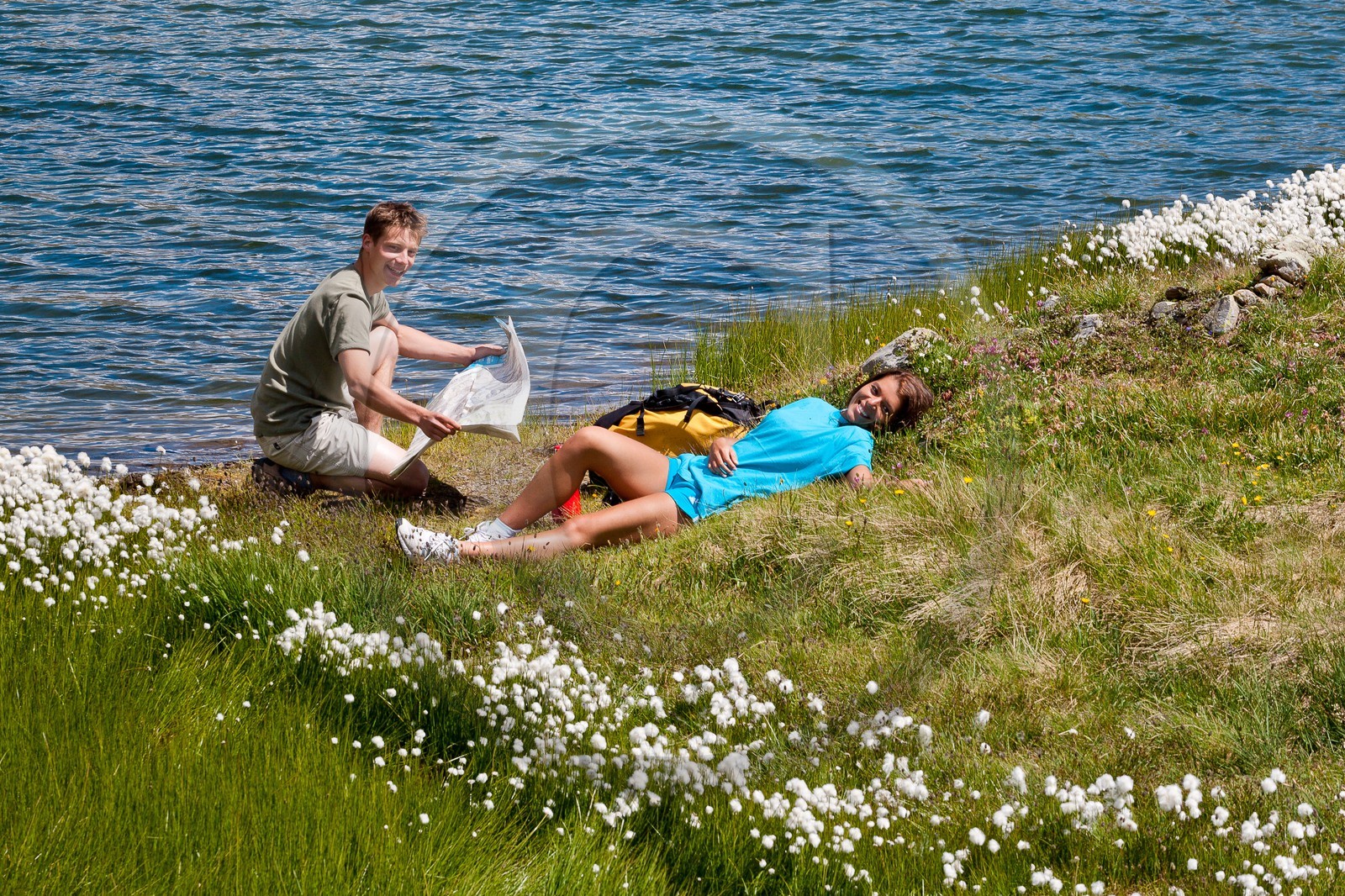 Orcières 1850, randonnée famille