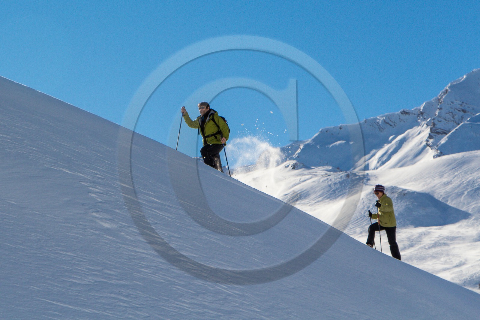 Col de Larche, vallon du lauzanier, randonnée raquettes