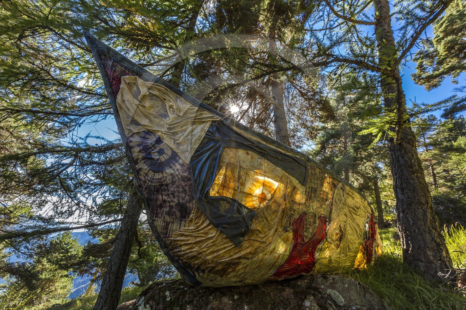 Arboretum de Roure, l'art et l'arbre, Héléna Krajewicz artiste plasticienne