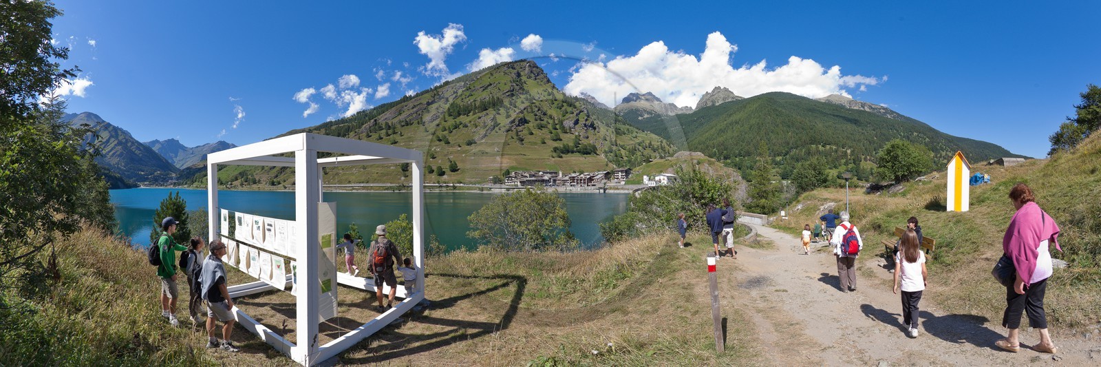 Lac et barrage de Pontechianale, Castello