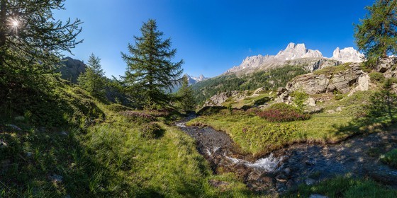 Vallée de la Clarée et la massif des Cerces