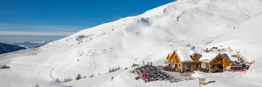 Station de ski d'Orcières 1850, restaurant d'altitude La Bergerie des Baniols