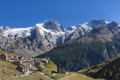 La Meije, La Grave, hameau le Chazelet