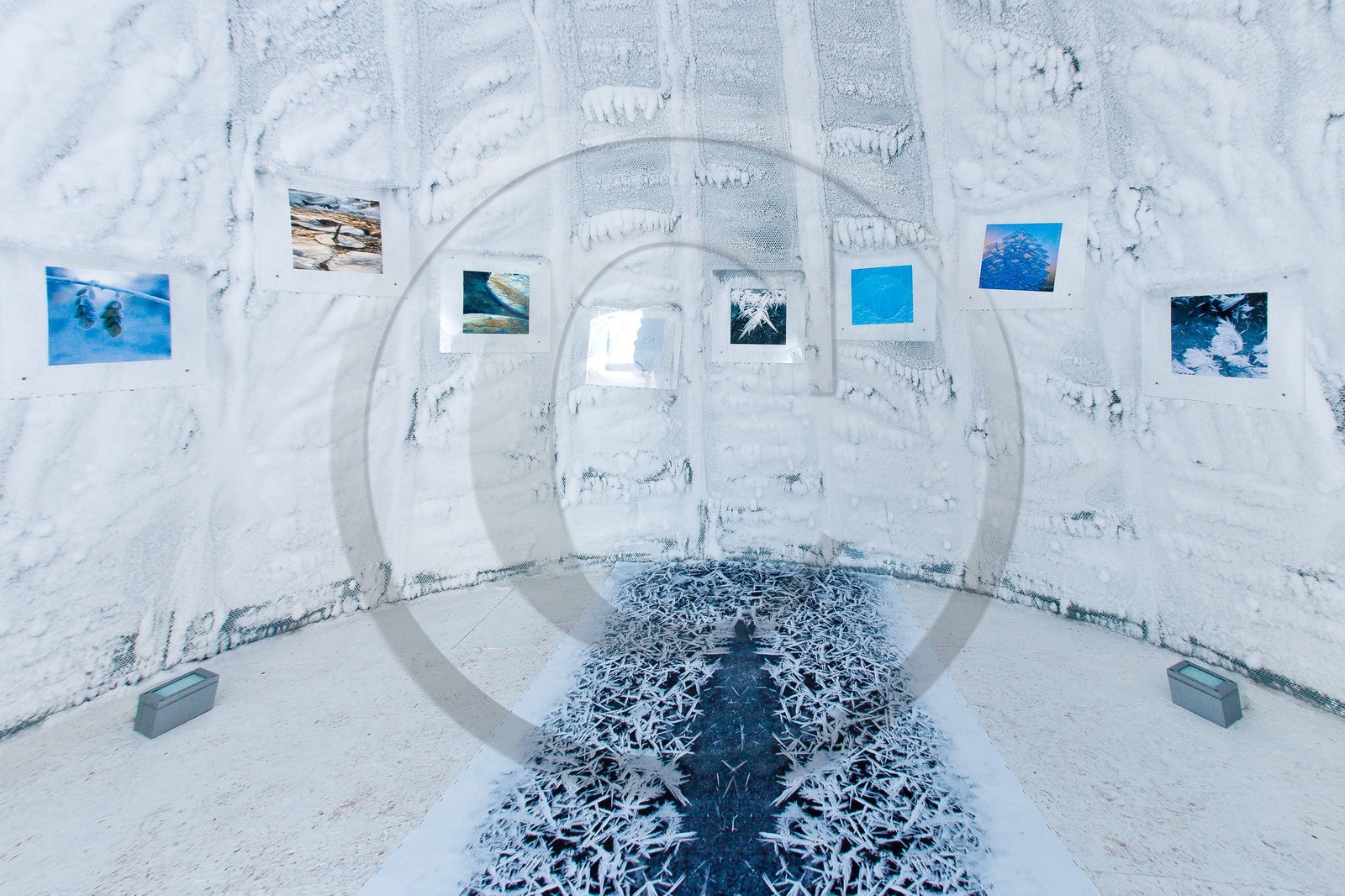 Monaco, exposition de Bertrand Bodin Délices de gel