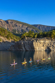 Yoga sur paddle, Serre-Ponçon Aloha