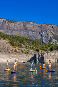 Yoga sur paddle, Serre-Ponçon Aloha