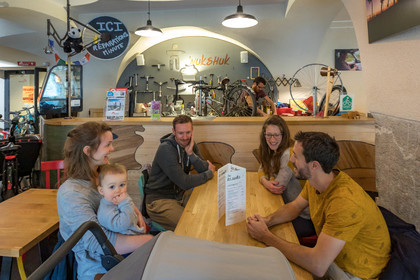 Inukshuk café vélo