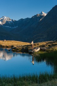 Pêche à la mouche au Lac du Pontet et la Meije