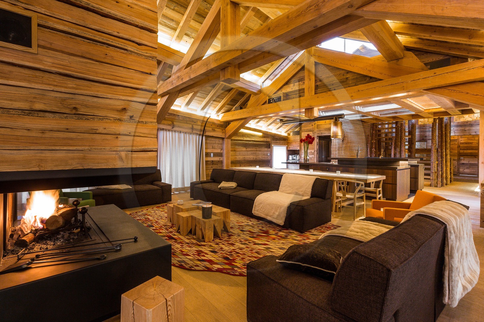 Serre-Chevalier,  Chalet Montagnole, Remi Mouilleron architecte d'intérieur