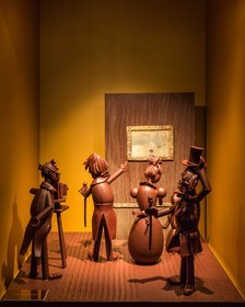 Exposition Influences, Petite histoire de l'art en chocolat par Luc Eyriey