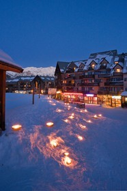 Station de ski de Réallon, course de ski alpinisme nocturne Laetitia Roux