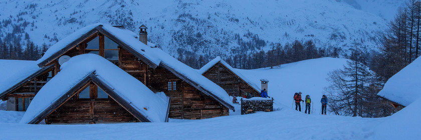 Névache, refuge Buffère , départ ski de randonnée