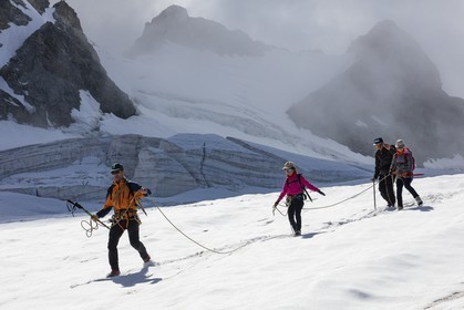 Découverte des glaciers avec Christophe Dureau, guide de haute montagne