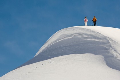 Ski piste famille