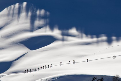 Les Orres, Randonnée raquettes cabane de l'Eyssalette