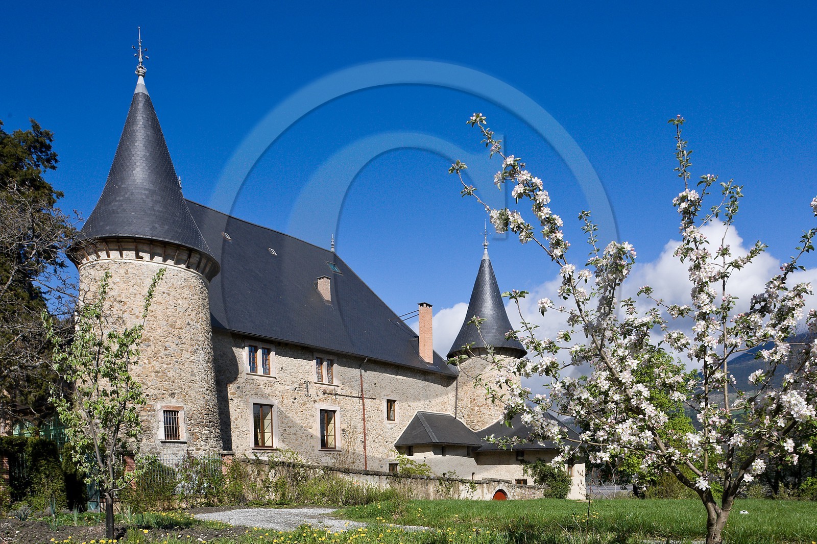 Château de Picomtal,  les jardins du château