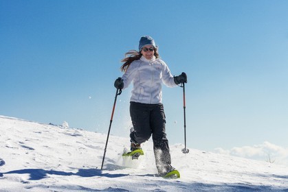 vallée de l'Ubaye, randonnée en raquettes à neige