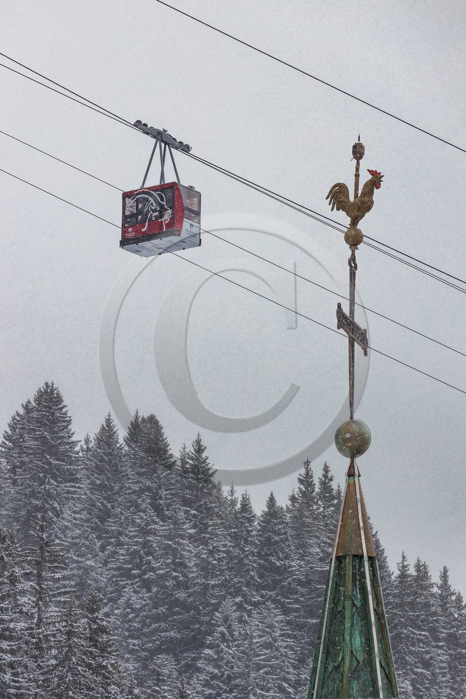 Pralognan-la-Vanoise, téléphérique du Mont Bochor