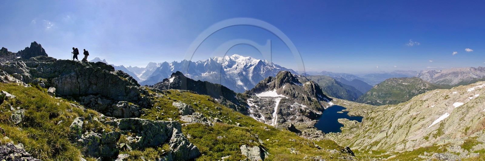 Le lac Cornu et le Mt Blanc