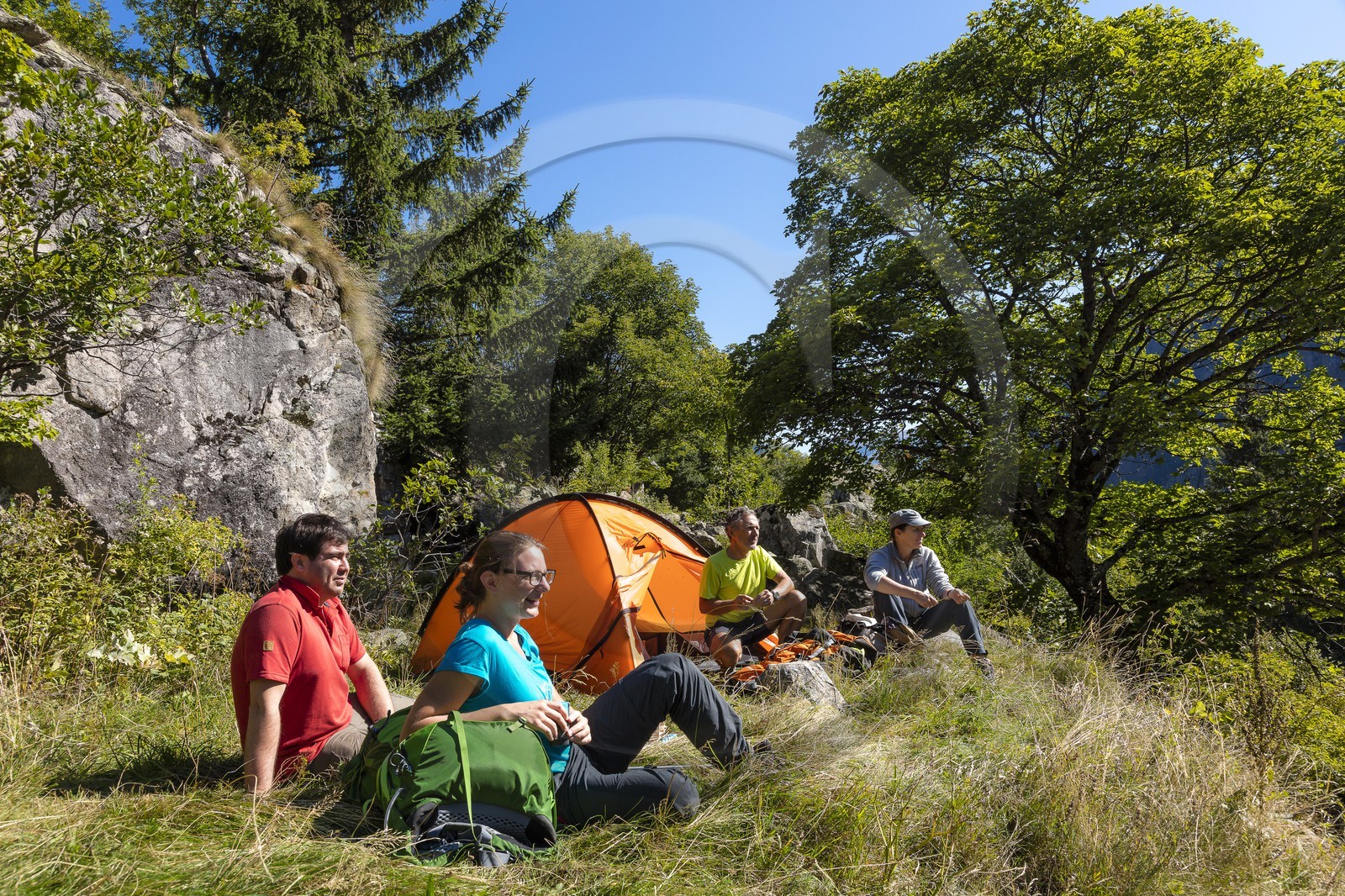 Randonnée pédestre sur le GR54
