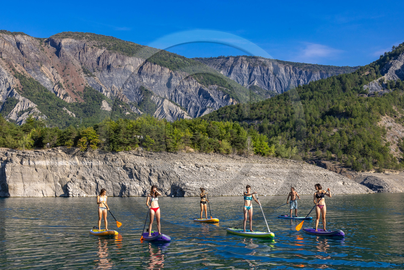 Yoga sur paddle, Serre-Ponçon Aloha
