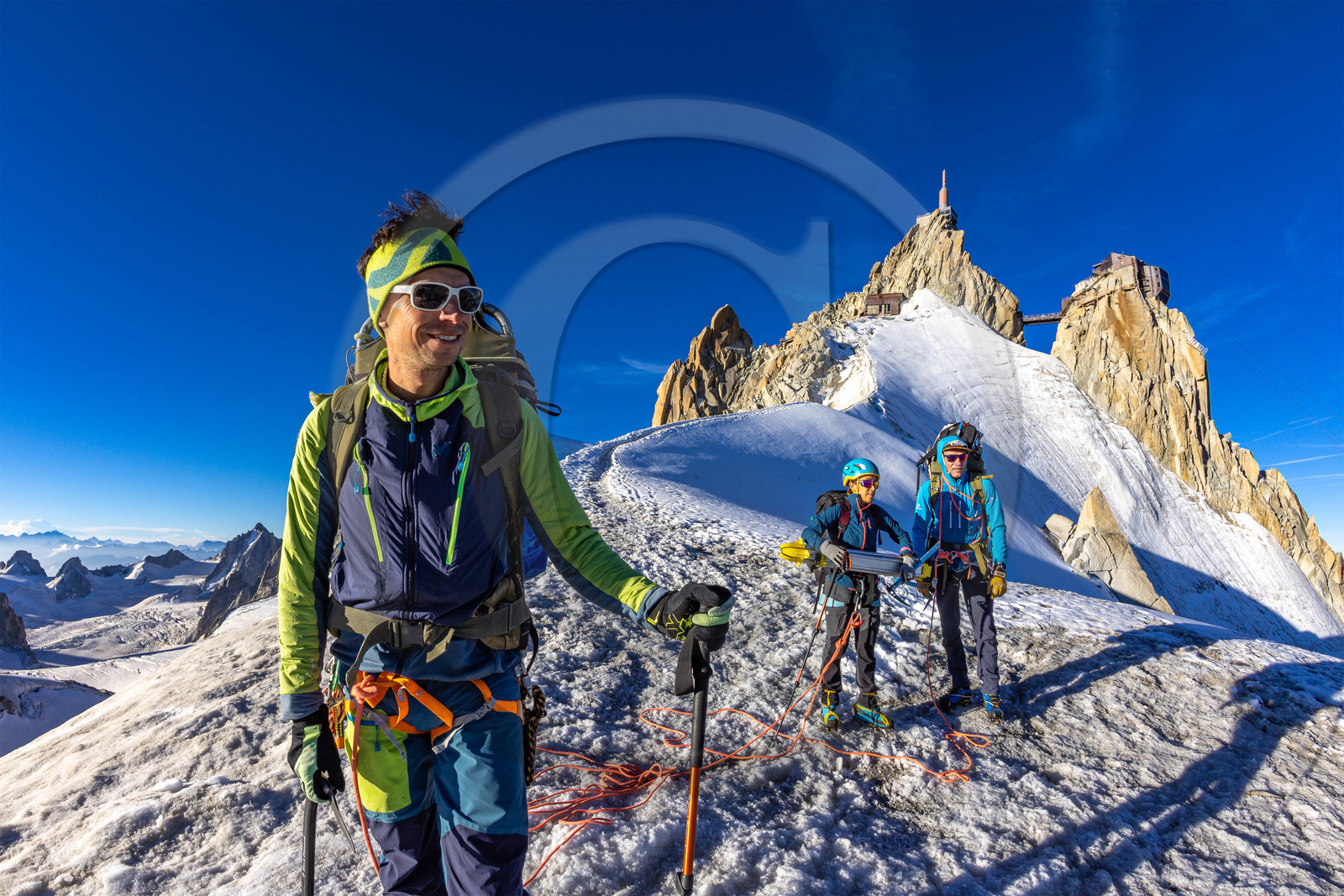 Géomorphologie à l'Aiguille du Midi