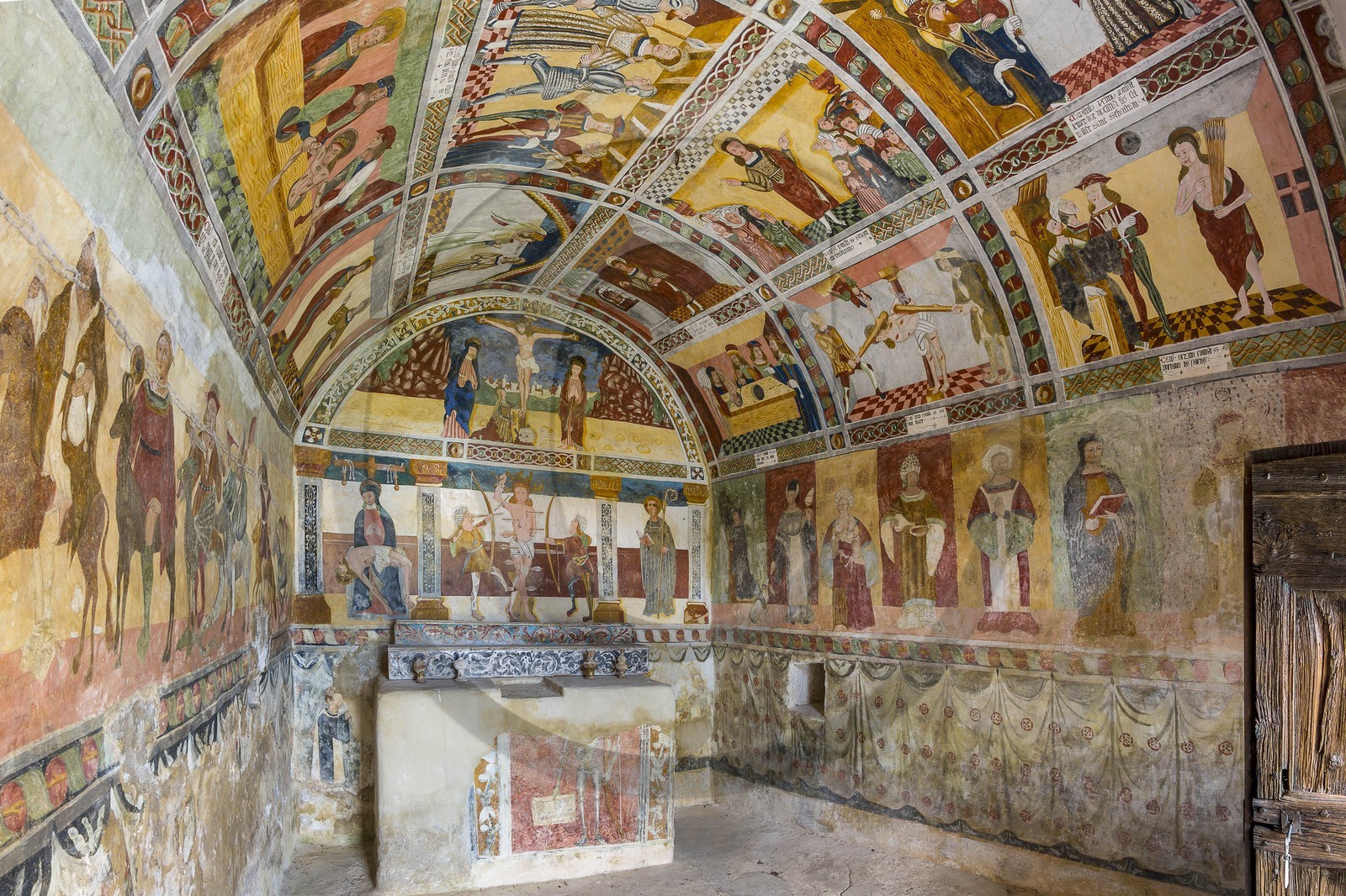 Vallée de la Tinée, Roubion, Chapelle Saint-Sébastien