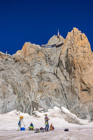 Géomorphologie à l'Aiguille du Midi