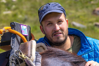 Florian Ehmke, accompagnateur en moyenne montagne et muletier