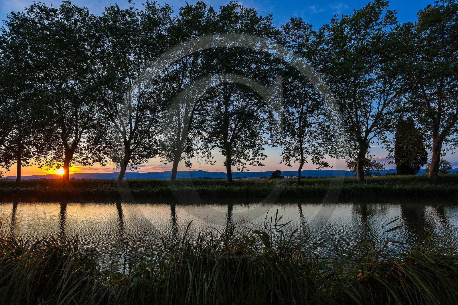 Canal du Midi, inscrit au Patrimoine mondial de l'UNESCO