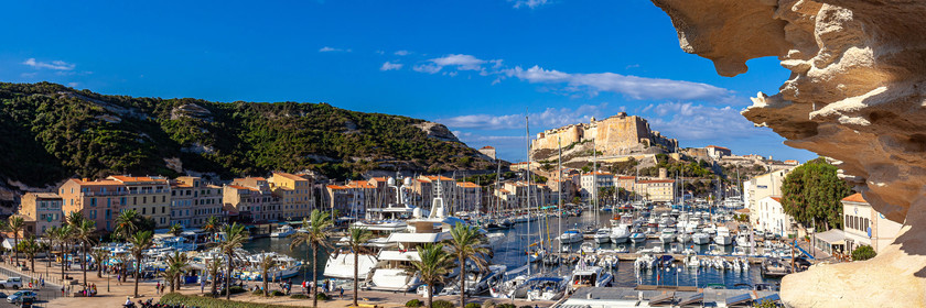 Bonifacio, la Citadelle et le port