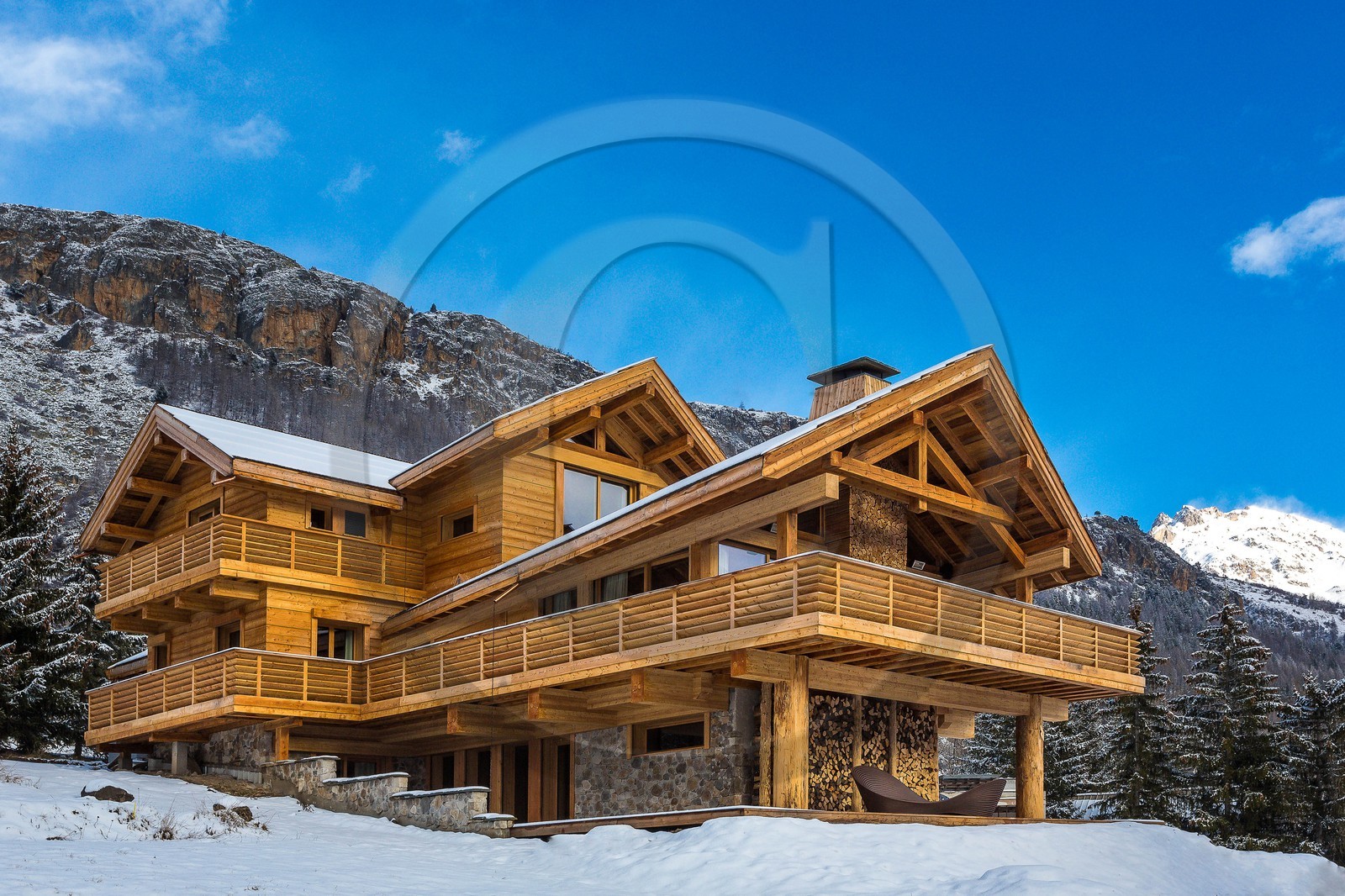Serre-Chevalier,  Chalet Montagnole, Remi Mouilleron architecte d'intérieur