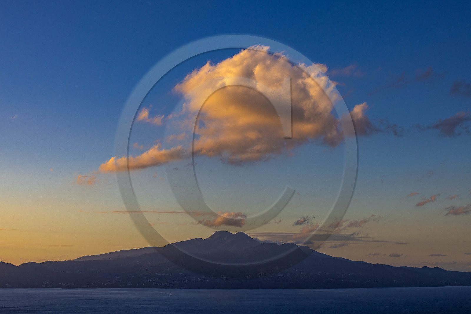La Soufrière, volcan actif de la Guadeloupe