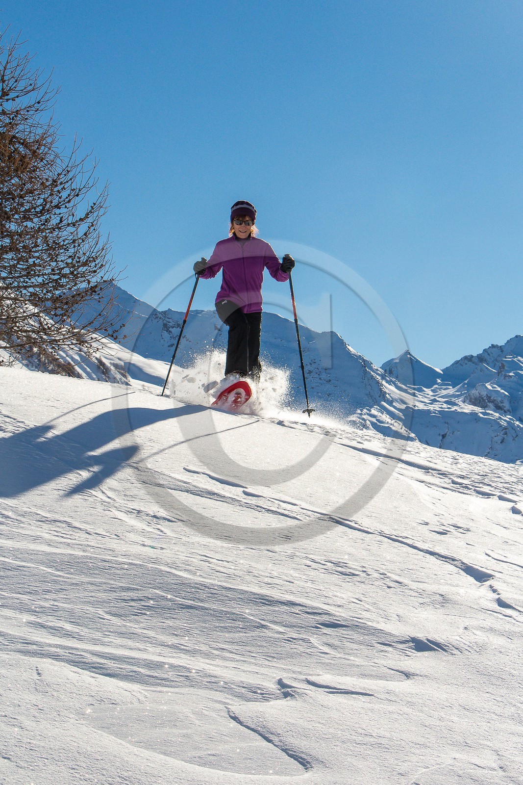 Col de Larche, vallon du lauzanier, randonnée raquettes