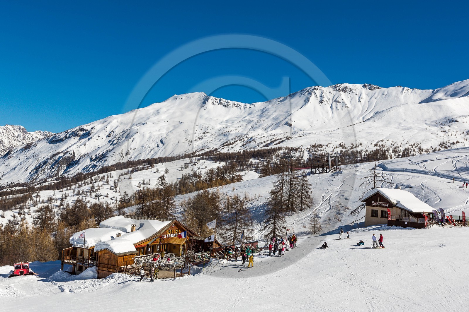 Station de ski Sauze Super-Sauze, restaurant d'altitude La Cabane à Jo