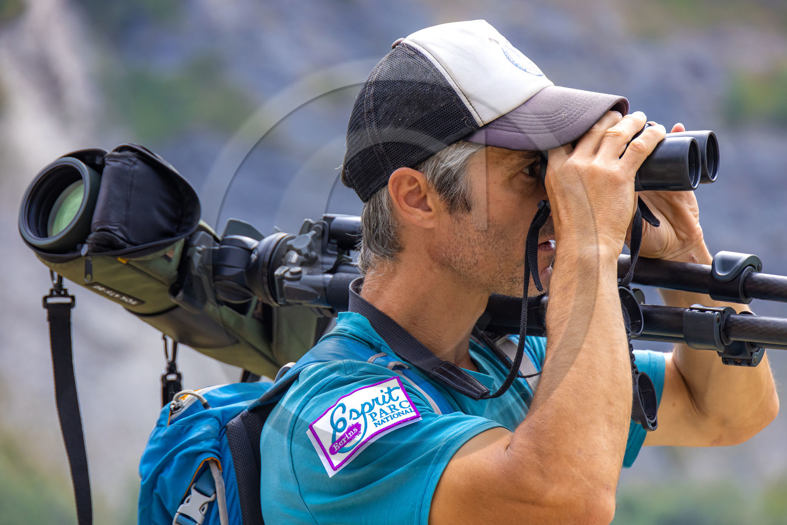 Fabrice Morin, accompagnateur en moyenne montagne