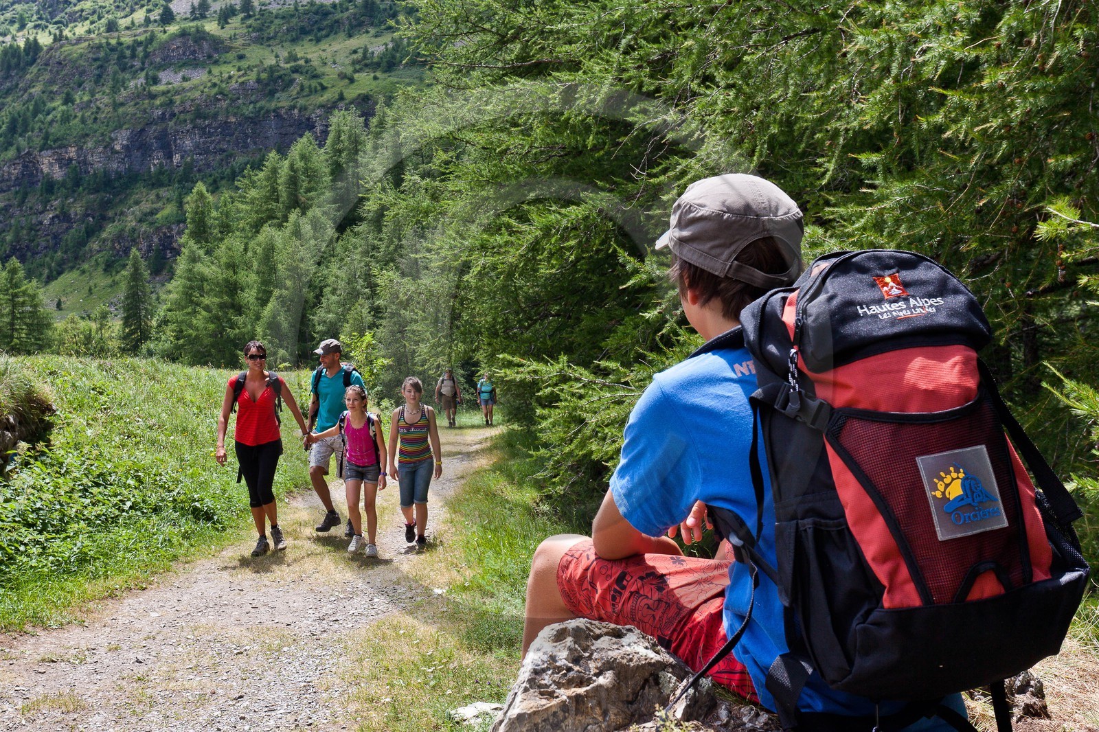 Randonnée famille montagne