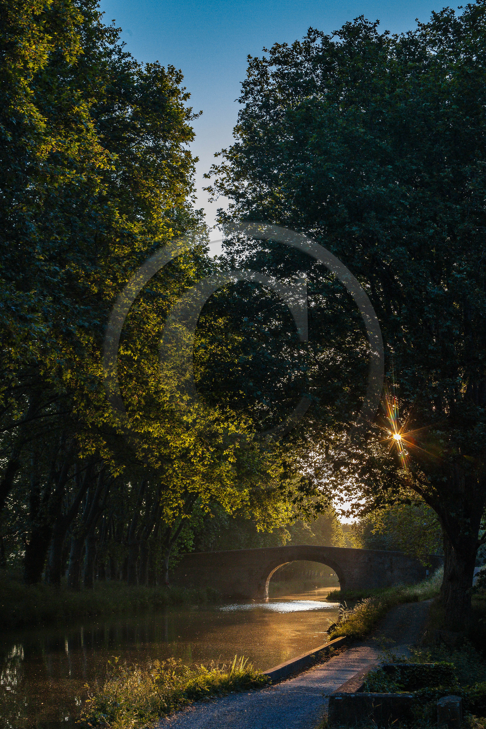 Canal du Midi, inscrit au Patrimoine mondial de l'UNESCO