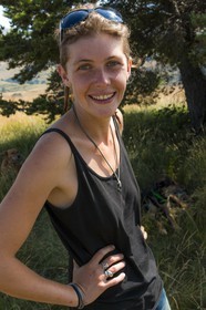 Alpage du Gau, Camille Magrit, bergère stagiaire