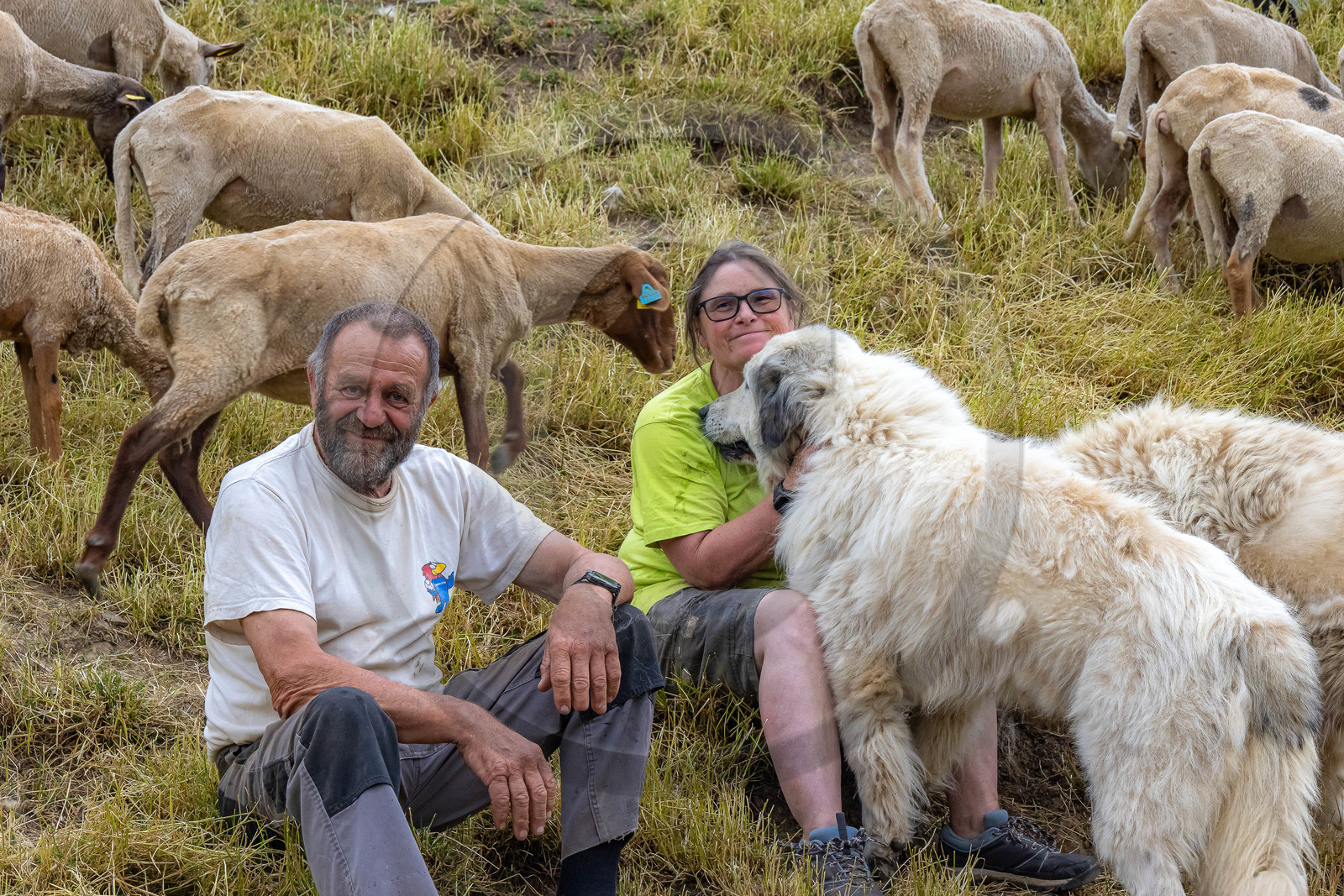 Turriers, Ingrid Briclot et André Maurel, éleveurs