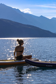 Yoga sur paddle, Serre-Ponçon Aloha