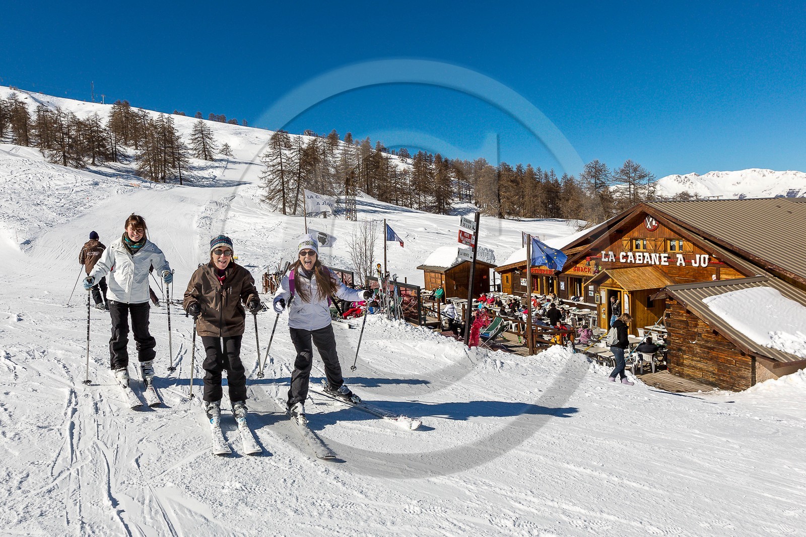 Station de ski Sauze Super-Sauze, restaurant d'altitude La Cabane à Jo