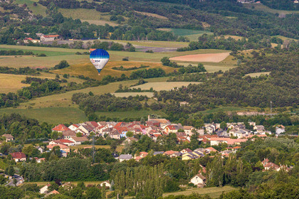 La Bâtie Neuve, vol en montgolfière
